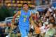 Team Freedom's Tyus Battle #8 in action against Team Liberty during the Under Armour Elite 24 Game on Saturday, August 23, 2014 in Brooklyn, NY. (AP Photo/Gregory Payan)
