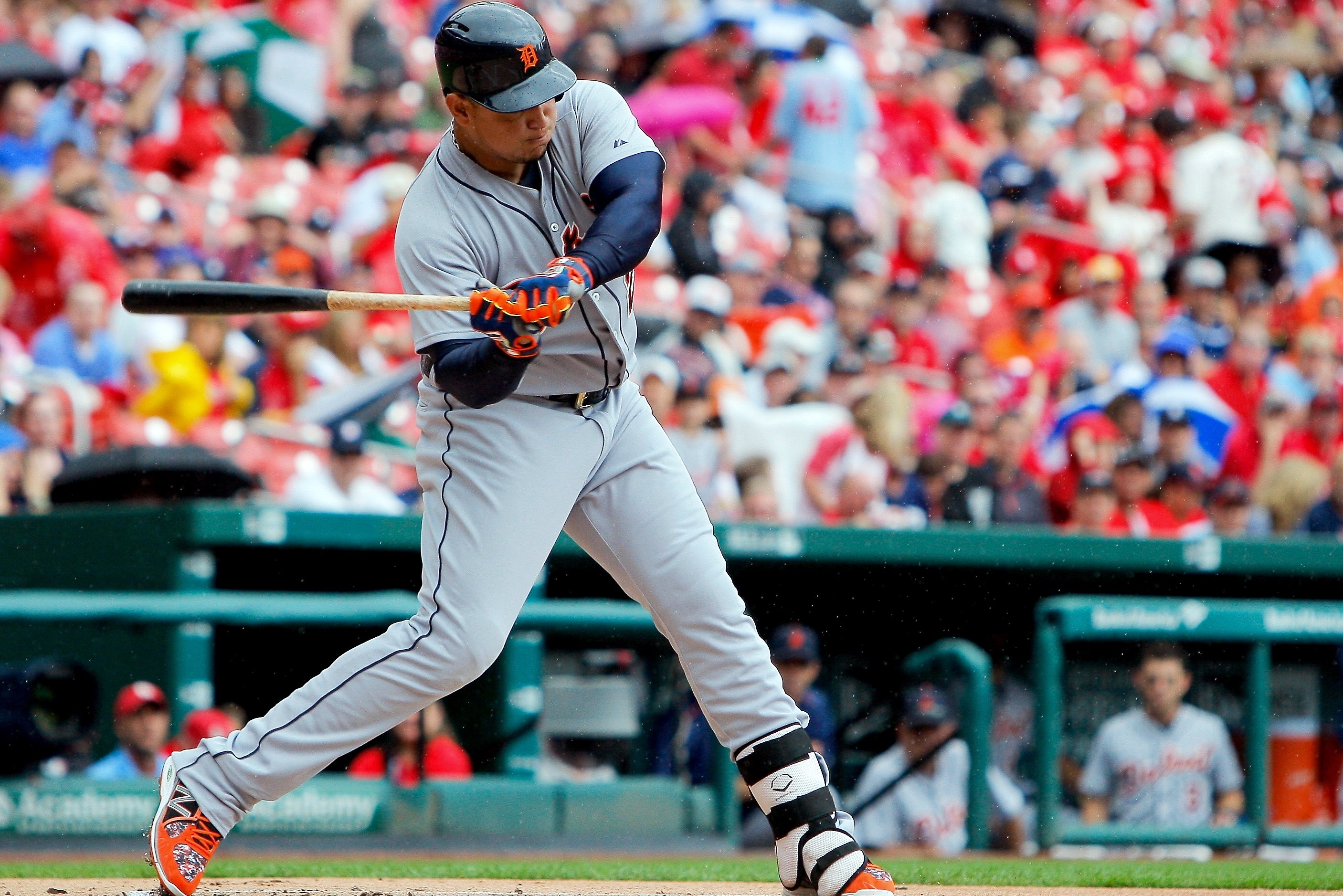 Miguel Cabrera does not understand why his apparent home run was
