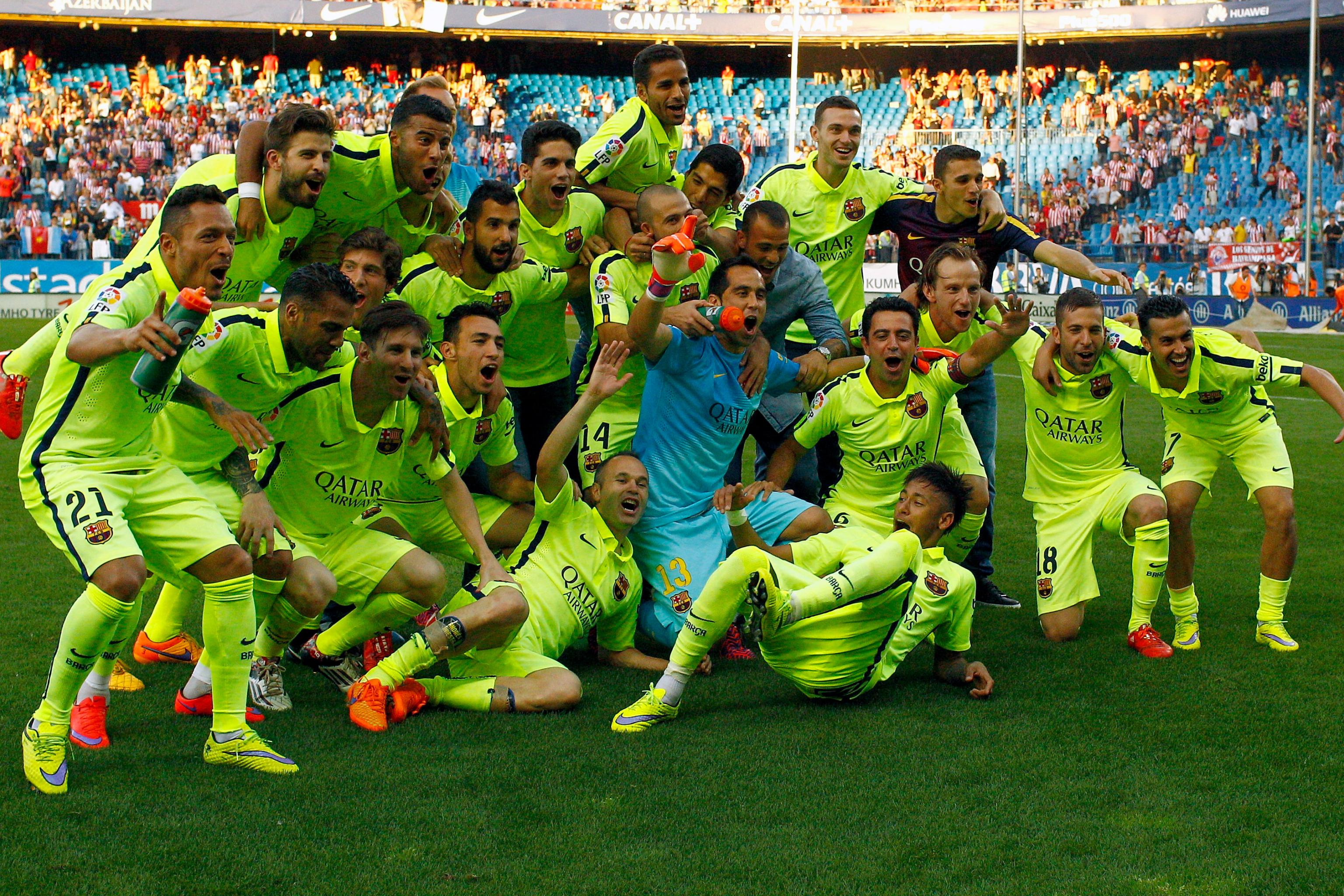 Barcelona Players React On Social Media To Winning The 2014 15 La Liga Title Bleacher Report Latest News Videos And Highlights