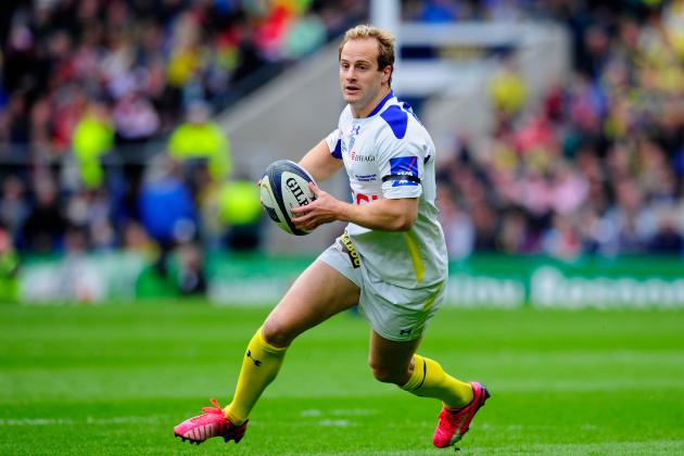 LONDON, ENGLAND - MAY 02:  Clement fullback Nick Abendanon in action during the  European Rugby Champions Cup Final between ASM Clermont Auvergne and RC Toulon at Twickenham Stadium on May 2, 2015 in London, England.  (Photo by Stu Forster/Getty Images)