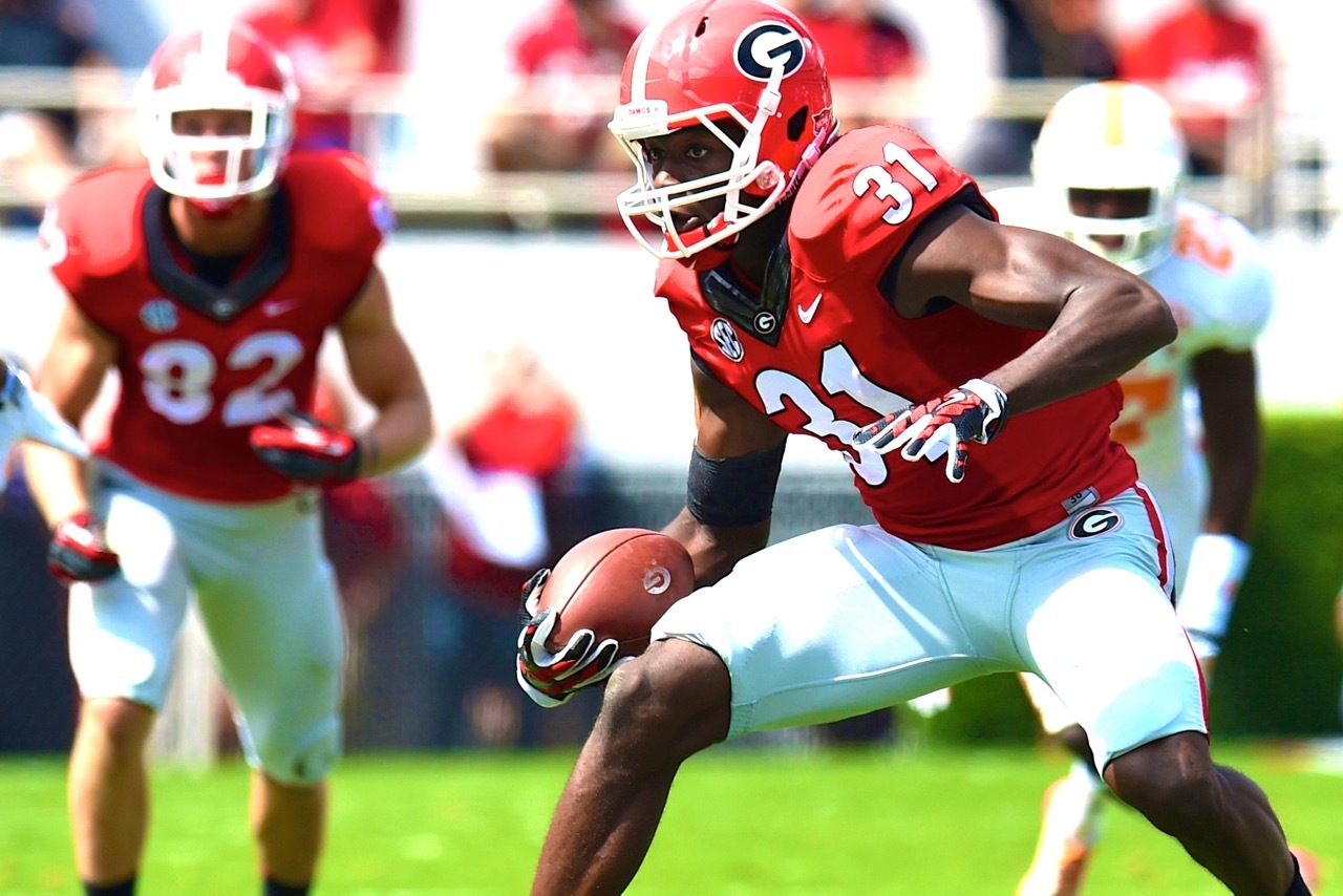 Georgia Bulldogs receiver Chris Conley isn't your average college