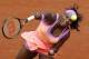 Serena Williams of the U.S. serves the ball to Germany's Anna-Lena Friedsam during their second round match of the French Open tennis tournament at the Roland Garros stadium, Thursday, May 28, 2015 in Paris, (AP Photo/Francois Mori)