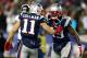 FOXBORO, MA - JANUARY 10: Brandon LaFell #19 of the New England Patriots celebrates his four quarter touchdown with Julian Edelman #11 against the Baltimore Ravens during the 2015 AFC Divisional Playoffs game at Gillette Stadium on January 10, 2015 in Foxboro, Massachusetts. (Photo by Maddie Meyer/Getty Images)