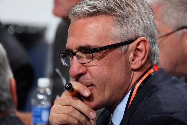 PHILADELPHIA, PA - JUNE 28: General Manager Ron Francis of the Carolina Hurricanes attends the 2014 NHL Entry Draft at Wells Fargo Center on June 28, 2014 in Philadelphia, Pennsylvania. (Photo by Dave Sandford/NHLI via Getty Images)