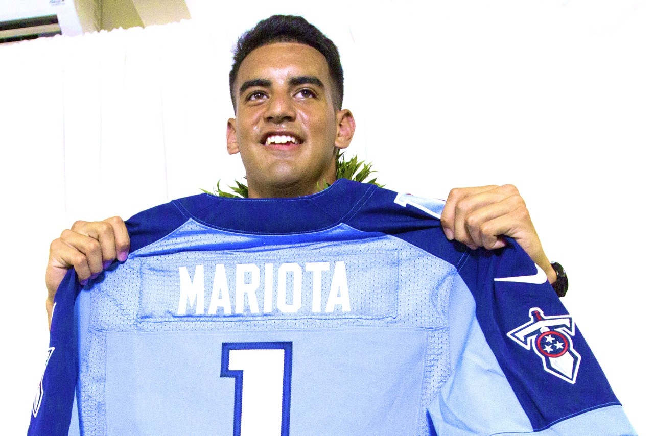 Marcus Mariota Ranks Second in Jersey Sales in June