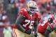 SAN FRANCISCO - AUGUST 22: Anthony Davis #76 of the San Francisco 49ers in action against the Minnesota Vikings at Candlestick Park on August 22, 2010 in San Francisco, California. (Photo by Ezra Shaw/Getty Images)