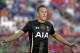 Jul 26, 2014; Bridgeview, IL, USA; Tottenham Hotspur forward Harry Kane (37) reacts after scoring against the Chicago Fire during a friendly at Toyota Park. Tottenham Hotspur won the match 2-0. Mandatory Credit: Jon Durr-USA TODAY Sports