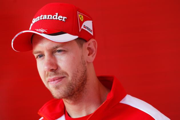 MONTREAL, QC - JUNE 04:  Sebastian Vettel of Germany and Ferrari speaks to the guests at the Shell V-Power Nitro+ Fan Fest on Crescent Street ahead of the Canadian Formula One Grand Prix on June 4, 2015 in Montreal, Canada.  (Photo by Getty Images/Getty Images)