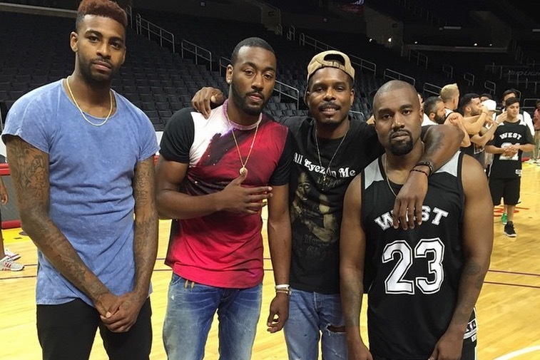 Kanye West Hosted John Wall And Justin Bieber At Staples Center