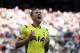 Tottenham Hotspur's Harry Kane celebrates his goal during their English Premier League soccer match between Newcastle United and Tottenham Hotspur at St James' Park, Newcastle, England, Sunday, April 19, 2015. (AP Photo/Scott Heppell)