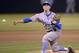 UCLA's David Berg throws a pitch in the ninth inning during an NCAA college baseball tournament regional game against Maryland in Los Angeles on Monday, June 1, 2015. Maryland won 2-1. (AP Photo/Jayne Kamin-Oncea)