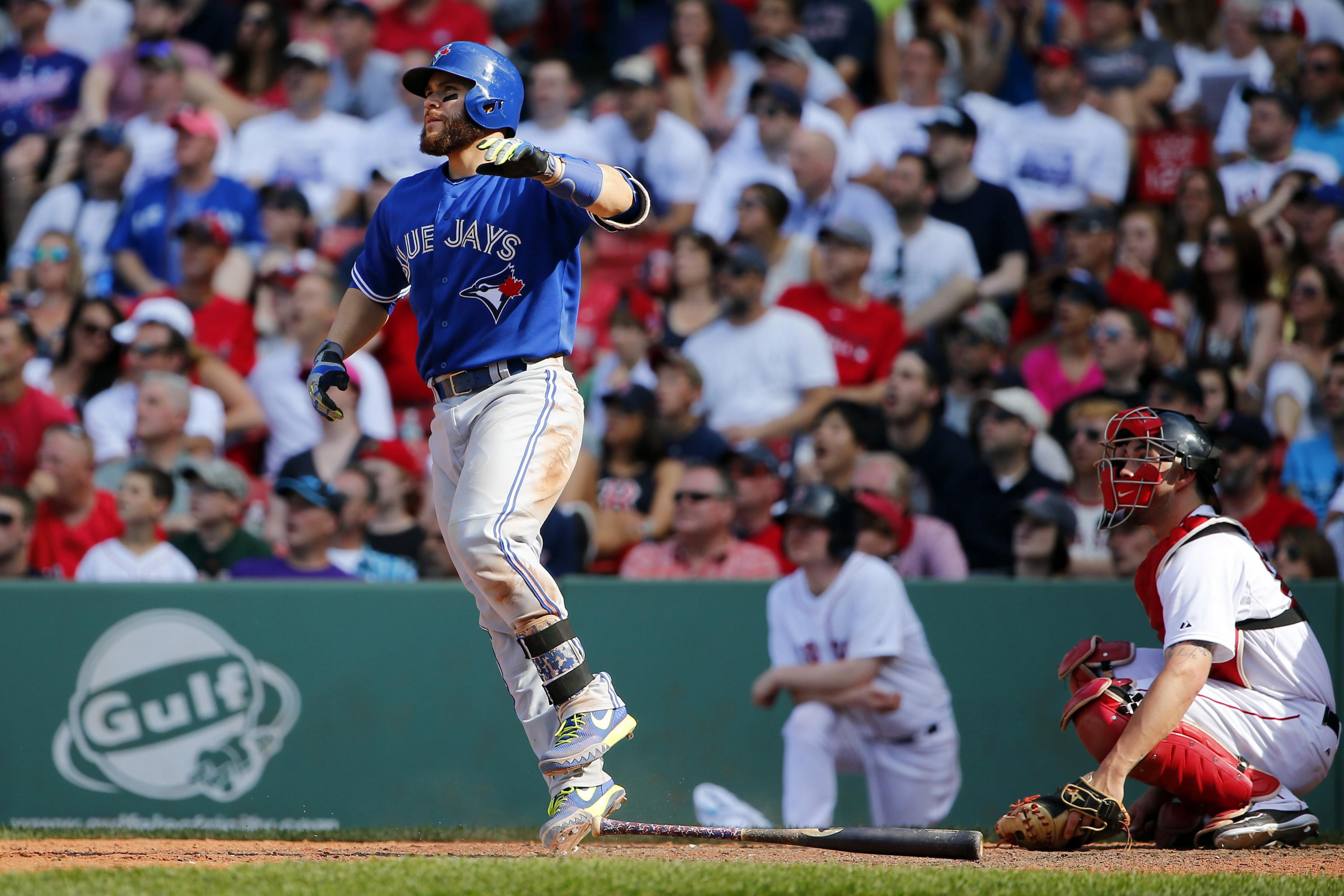 TORONTO, ON - MARCH 29: Toronto Blue Jays Catcher Russell Martin