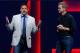 LOS ANGELES, CA - JUNE 15: ESPN journalist Robert Flores (L) and Senior Producer Seann Graddy (R) introduce 'Madden NFL 16' during the Electronic Arts E3 press conference at the LA Sports Arena on June 15, 2015 in Los Angeles, California. The EA press conference is held in conjunction with the annual Electronic Entertainment Expo (E3) which focuses on gaming systems and interactive entertainment, featuring introductions to new products and technologies. (Photo by Christian Petersen/Getty Images)