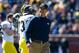 Apr 4, 2015; Ann Arbor, MI, USA; Michigan Wolverines head coach Jim Harbaugh is seen during the Spring football game at Michigan Stadium. Mandatory Credit: Rick Osentoski-USA TODAY Sports