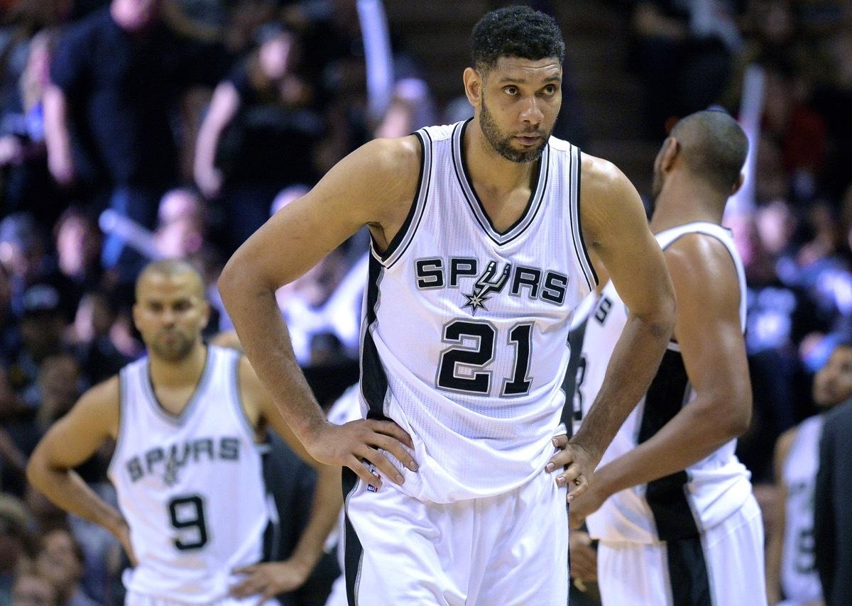 Tim Duncan cut his paycheck in half, so that his San Antonio Spurs could  remain whole