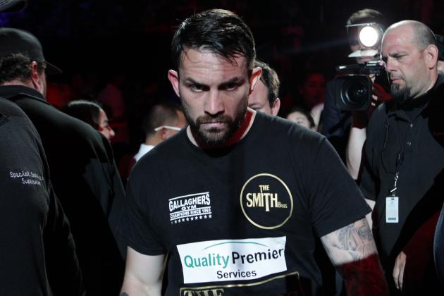 OAKLAND, CA - JUNE 20: Paul Smith enters the ring for his Cruiserweight fight against Andre Ward at ORACLE Arena on June 20, 2015 in Oakland, California. (Photo by Alexis Cuarezma/Getty Images)