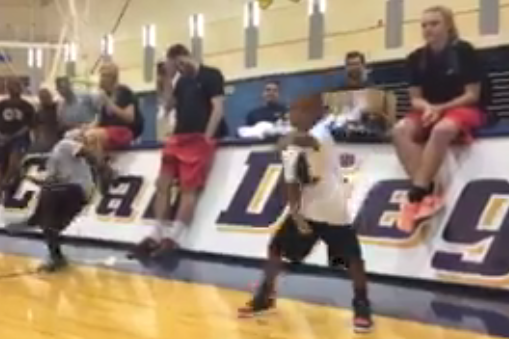 Chris Paul Jr Takes Part In Dance Off At Basketball Camp