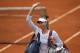 Russia's Maria Sharapova leaves the court after losing to Lucie Safarova of the Czech Republic during their fourth round match of the French Open tennis tournament at the Roland Garros stadium, Monday, June 1, 2015 in Paris. Safarova won 7-6, 6-4. (AP Photo/Christophe Ena)