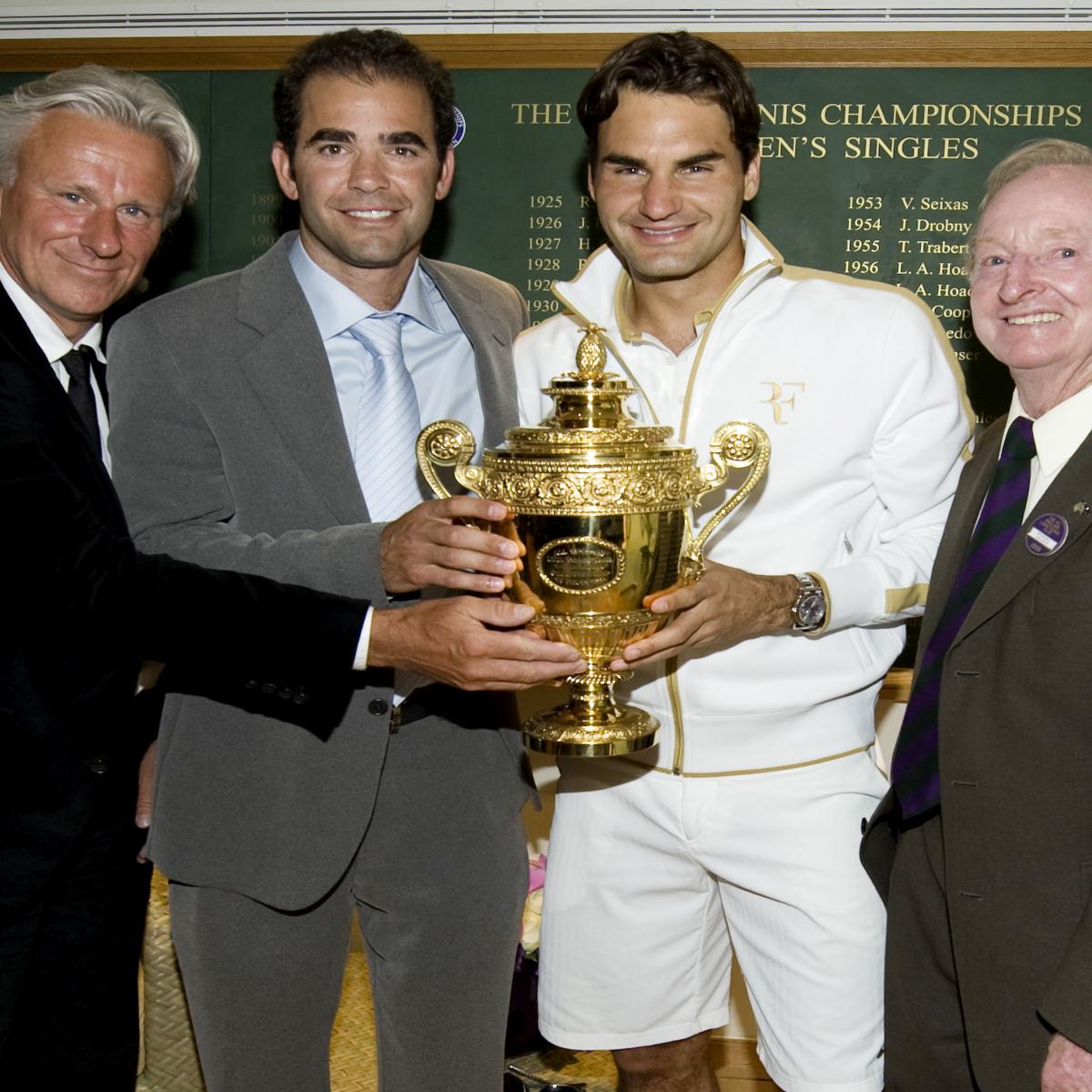 sur Kommerciel logo Ranking the Greatest Champions in Wimbledon History | Bleacher Report |  Latest News, Videos and Highlights