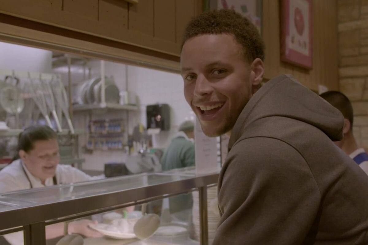 Stephen Curry Lives Out Chicken Curry Commercial At His