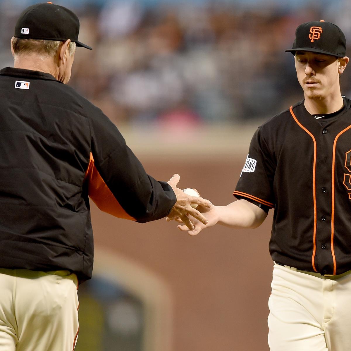 Tim Lincecum diagnosed with right forearm contusion - NBC Sports