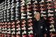 Nike founder Phil Knight, a member of the 2012 class of inductees into the Basketball Hall of Fame, waits to be interviewed by the media at the Naismith Memorial Basketball Hall of Fame in Springfield, Mass., Thursday, Sept. 6, 2012. Knight will be inducted into the Hall on Friday. (AP Photo/Jessica Hill)