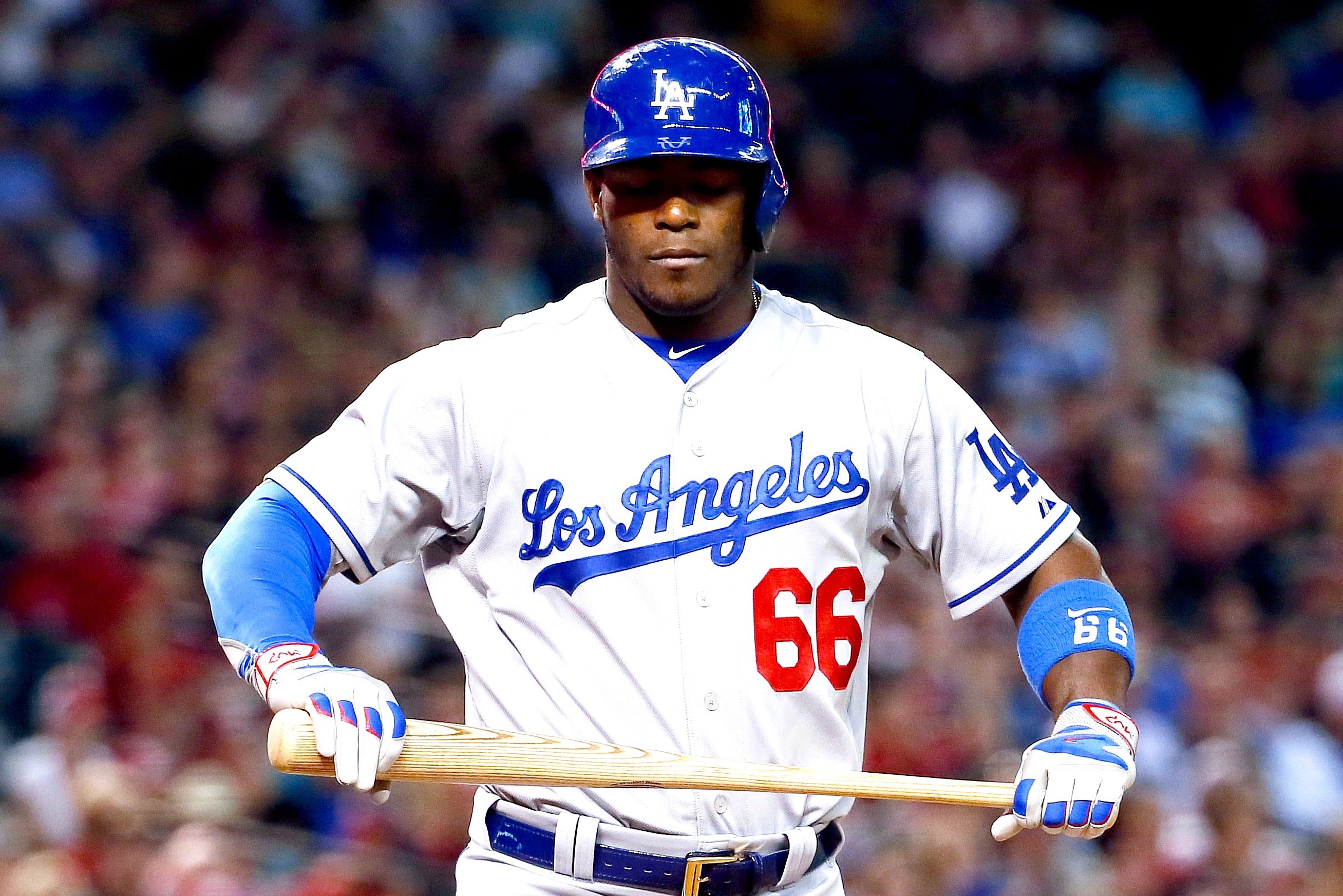 Yasiel Puig is embracing the Reds and leaving the Dodgers behind