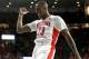 Arizona forward Rondae Hollis-Jefferson celebrates after scoring against California during the second half of an NCAA college basketball game, Thursday, March 5, 2015, in Tucson, Ariz. (AP Photo/Rick Scuteri)