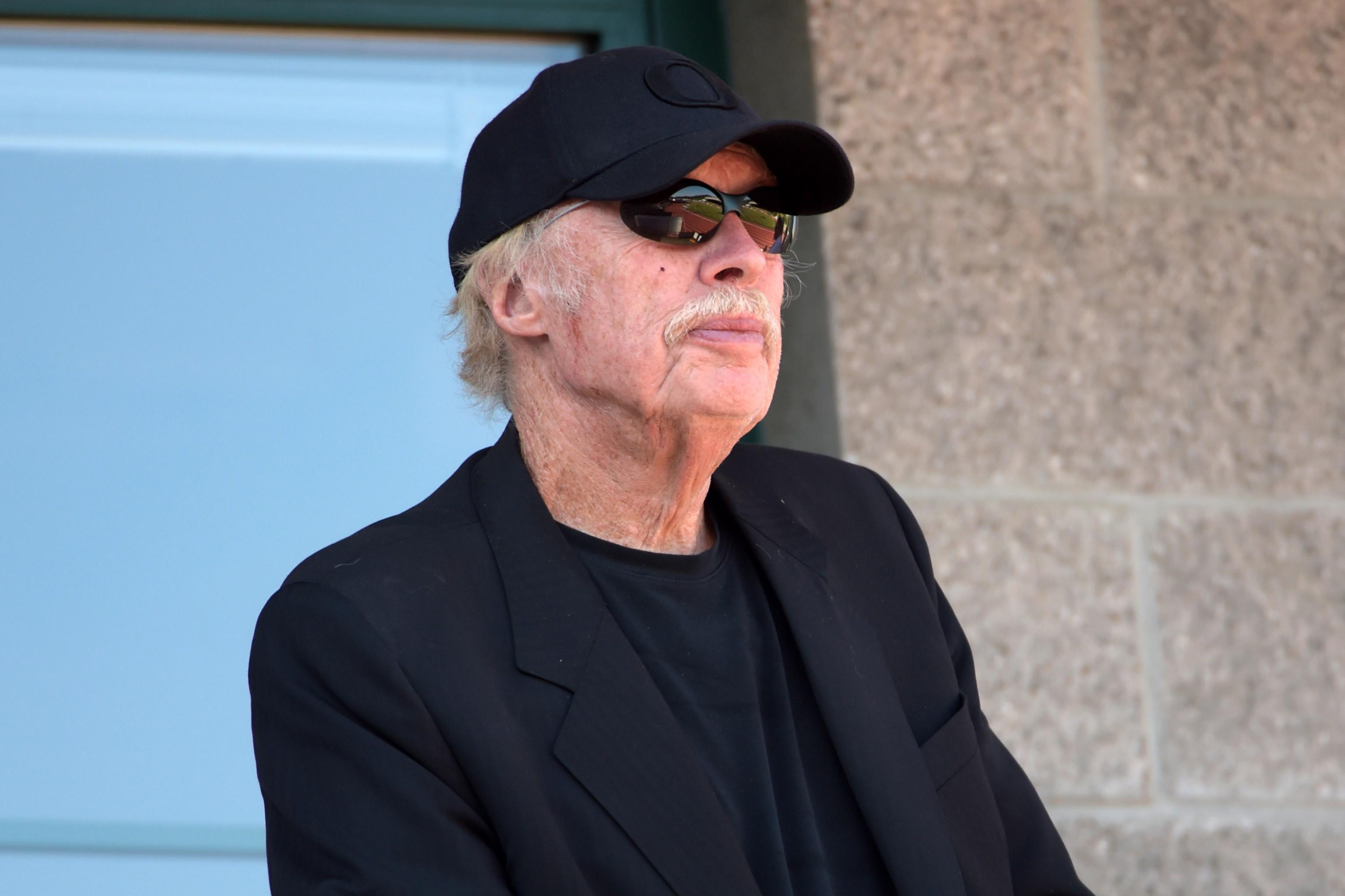 Phil Knight, Chairman of Nike, and Steve Jobs speak at the Nike