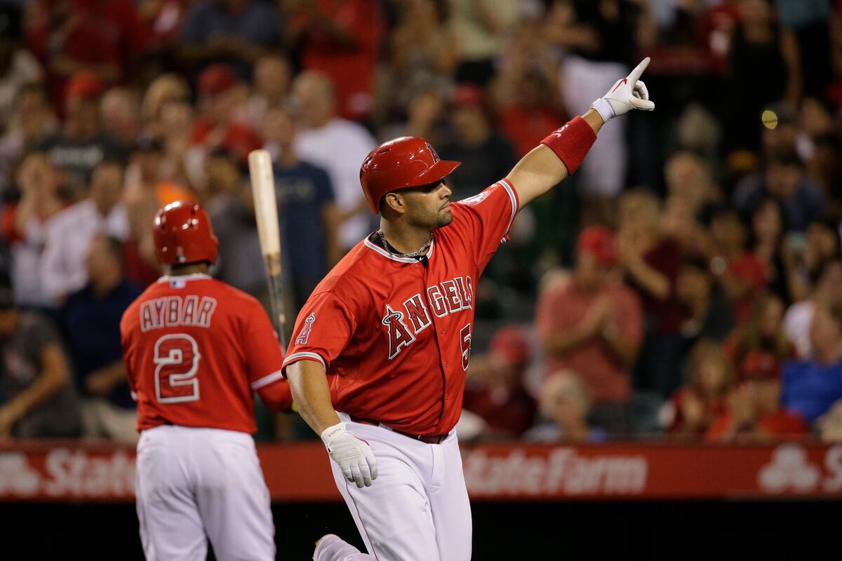 Pujols Ties Angels' SingleMonth Record with 13 Home Runs News