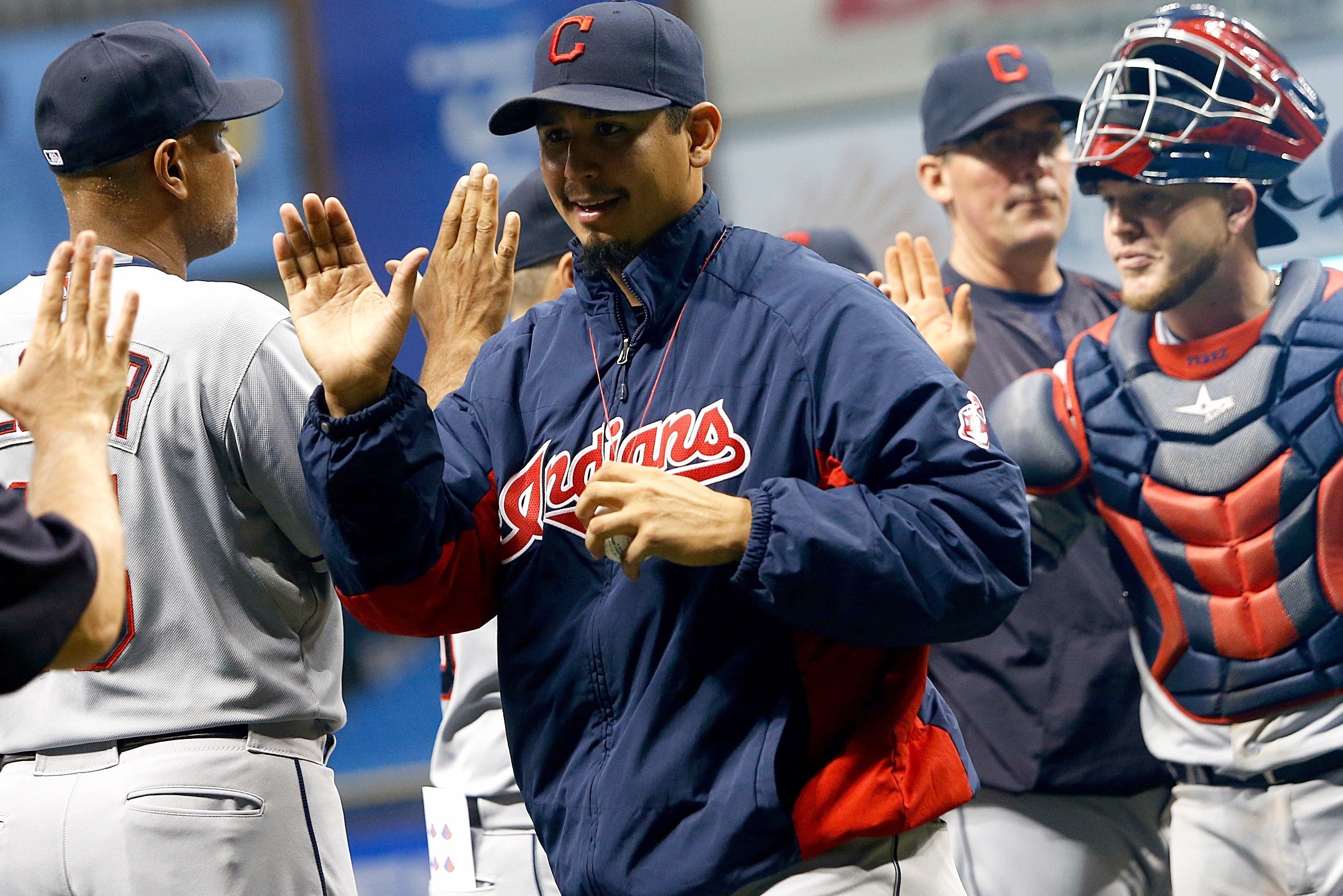 Cleveland Indians one win from World Series after bullpen shines