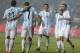 Argentina's players, from left, Javier Pastore, Lionel Messi, Marcos Rojo, Angel Di Maria and Sergio Aguero celebrate the goal by Di Maria, 7, during a Copa America semifinal soccer match at the Ester Roa Rebolledo Stadium in Concepcion, Chile, Tuesday, June 30, 2015. (AP Photo/Ricardo Mazalan)