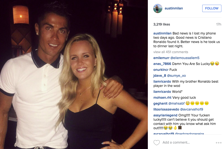 Girl Loses Phone in Vegas, Claims Ronaldo Found It and Took Her out for  Dinner, News, Scores, Highlights, Stats, and Rumors