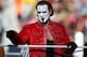 WWE Superstar Sting makes his first ever WrestleMania appearance at Levi’s Stadium on Sunday, March 29, 2015 in Santa Clara, CA. WrestleMania broke the Levi’s Stadium attendance record at 76,976 fans from all 50 states and 40 countries. (Don Feria/AP Images for WWE)