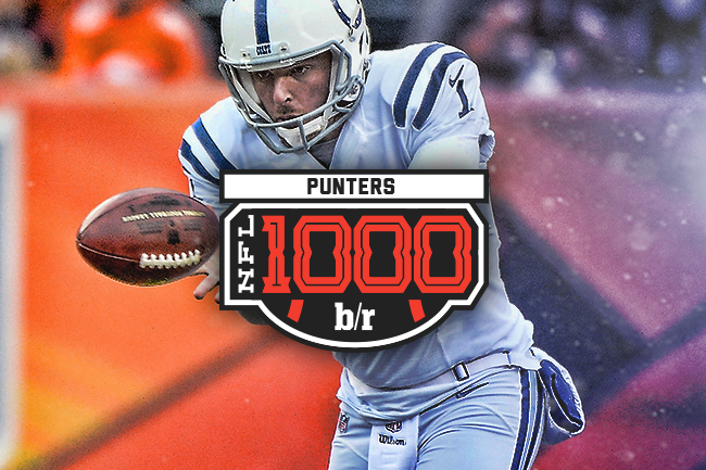 B/R NFL 1000: Top 32 Punters, News, Scores, Highlights, Stats, and Rumors