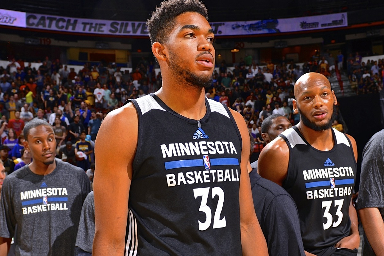 Karl-Anthony Towns, D'Angelo Russell go No. 1 and No. 2 at NBA