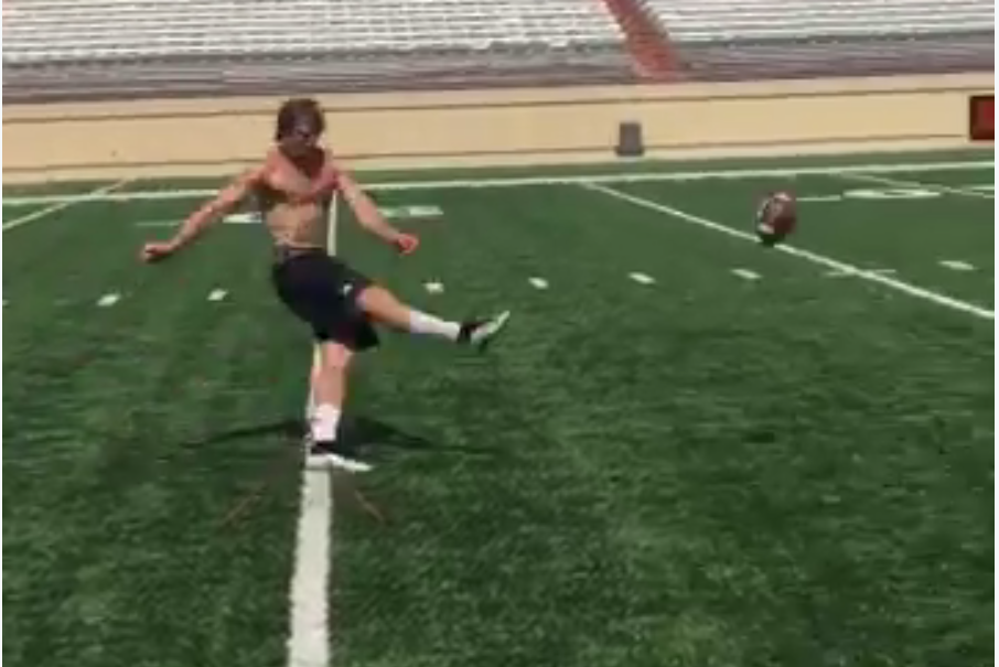 Texas Longhorns K Nick Rose Nails 80 Yard Field Goal At Practice Bleacher Report Latest News Videos And Highlights