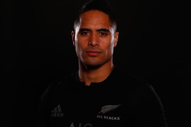 CHRISTCHURCH, NEW ZEALAND - JULY 10: Aaron Smith of the All Blacks poses for a portrait during a New Zealand All Blacks portrait session at the George Hotel on July 10, 2015 in Christchurch, New Zealand. (Photo by Phil Walter/Getty Images)