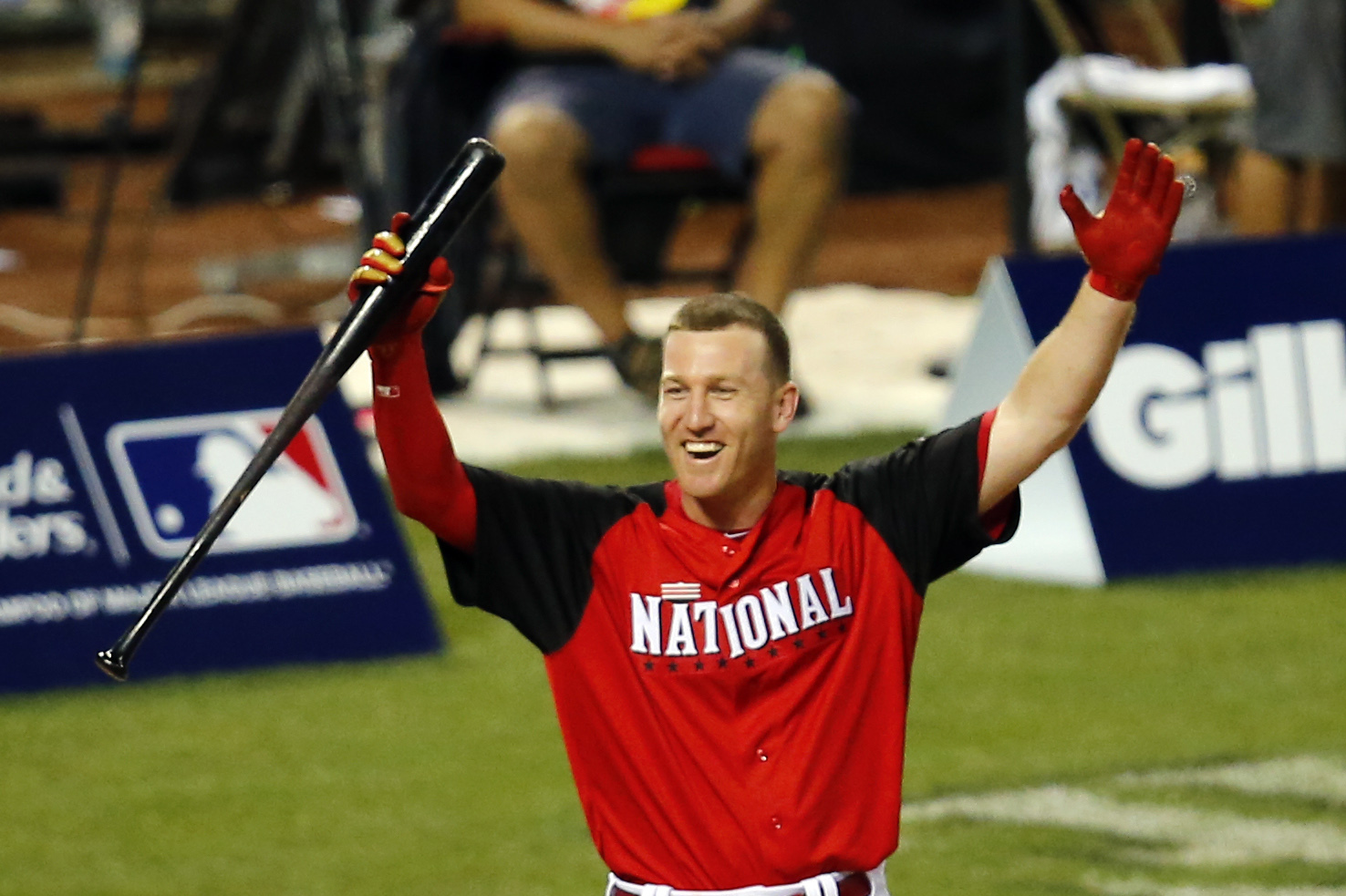 July 13 2015:Cincinnati Red Todd Frazier and his brother Charlie