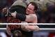 Bray Wyatt is upended by his opponent The Undertaker in at Wrestlemania XXXI, on Sunday, March 29, 2015 in Santa Clara, CA. 2015 marks the first year Wrestlemania will be held in the San Francisco Bay Area, being made available to viewers in 177 countries via the WWE Network. (Don Feria/AP Images for WWE)