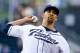 San Diego Padres starting pitcher Tyson Ross throws against the Arizona Diamondbacks during the first inning of a baseball game Friday, June 26, 2015, in San Diego. (AP Photo/Lenny Ignelzi)