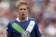 Kevin de Bruyne of VFL Wolfsburg during the pre-season friendly match between Ajax Amsterdam and VfL Wolfsburg on July 17, 2015 at the Amsterdam Arena at Amsterdam, The Netherlands.(Photo by VI Images via Getty Images)