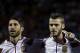LEON, SPAIN - JUNE 11: Goalkeeper David de Gea (R) of Spain listen to the Spanish national anthem embraced to his teammate Sergio Ramos (R) during the international friendly match between Spain and Costa Rica at Reino de Leon Stadium on June 11, 2015 in Leon, Spain. (Photo by Gonzalo Arroyo Moreno/Getty Images)
