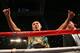 INGLEWOOD, CA - MAY 16: Gennady Golovkin celebrates after defeating Willie Monroe Jr. in their World Middleweight Championship fight at The Forum on May 16, 2015 in Inglewood, California. Golovkin won on a TKO in the sixth round. (Photo by Stephen Dunn/Getty Images)