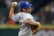 Jun 29, 2015; Houston, TX, USA; Kansas City Royals relief pitcher Brandon Finnegan (27) pitches against the Houston Astros in the sixth inning at Minute Maid Park. Mandatory Credit: Thomas B. Shea-USA TODAY Sports