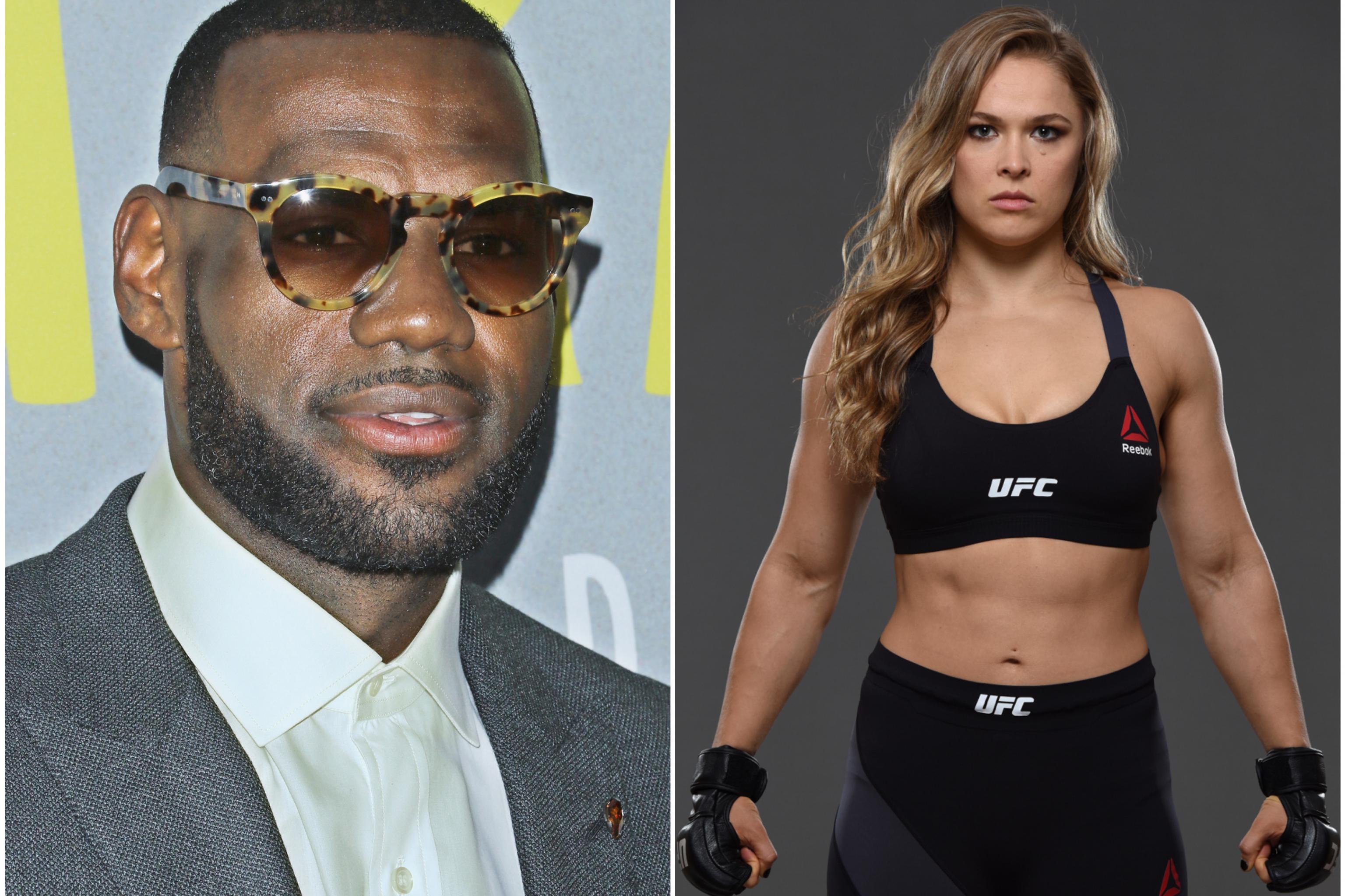 LeBron James Admits He Was Scared to Say Hello to Ronda Rousey at ESPYs |  News, Scores, Highlights, Stats, and Rumors | Bleacher Report