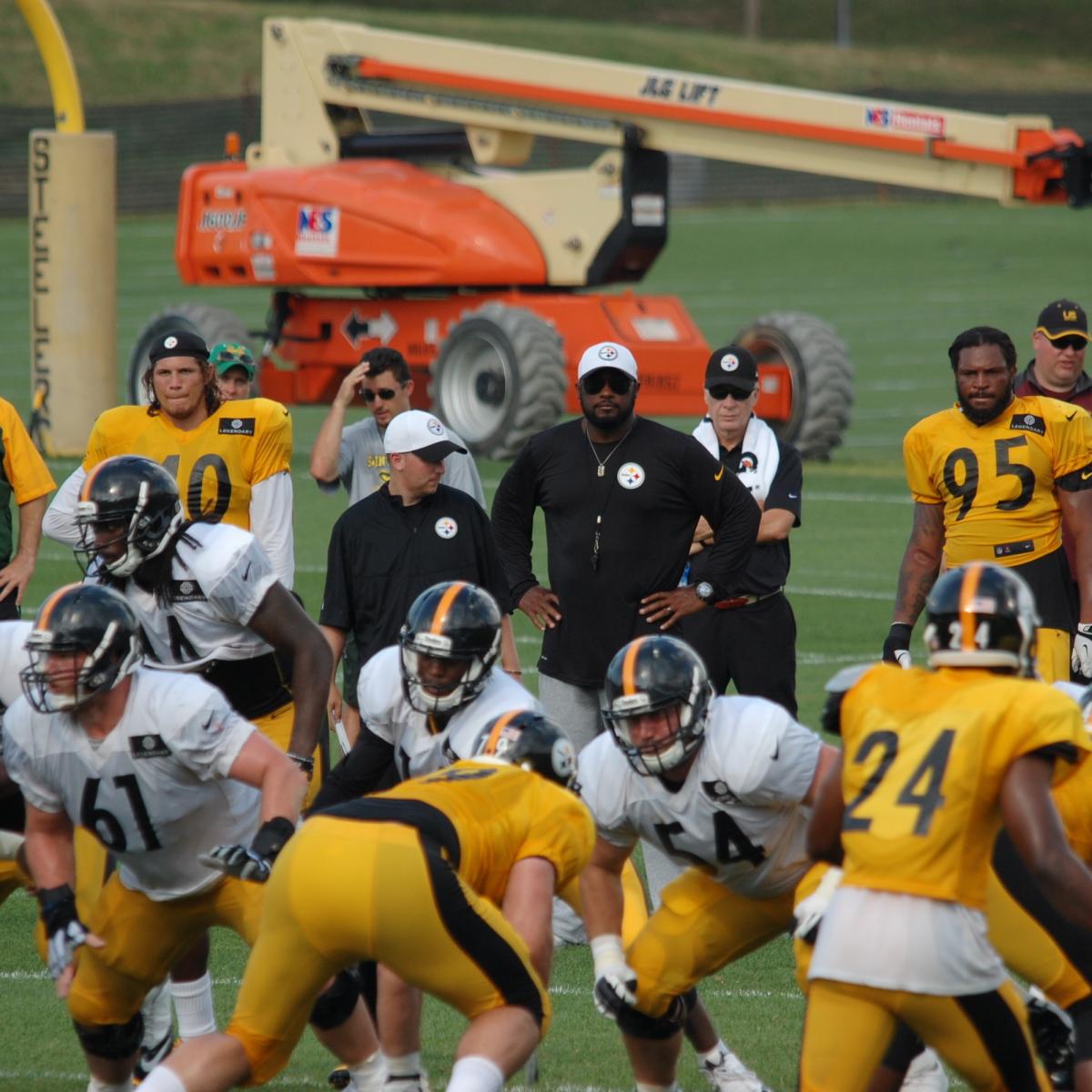 2015 Pittsburgh Steelers Training Camp Observations from 1st Padded