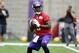 Minnesota Vikings quarterback Teddy Bridgewater (5) prepares to pass during the team's NFL football team's practice, Thursday, June 11, 2015, in Eden Prairie, Minn. (AP Photo/Jim Mone)
