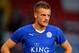 LINCOLN, ENGLAND - JULY 21: Jamie Vardy of Leicester City during the Pre Season Friendlly match between Lincoln City and Leicester City at Sincil Bank Stadium on July 21, 2015 in Lincoln, England. (Photo by Tony Marshall/Getty Images)