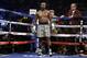 Floyd Mayweather waits between rounds during his WBA welterweight and WBC super welterweight title fight against Marcos Maidana, Saturday, Sept. 13, 2014, in Las Vegas. (AP Photo/John Locher)